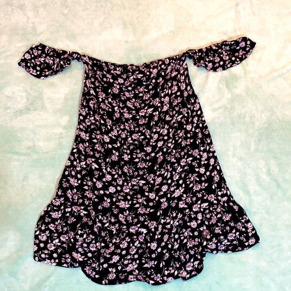 Mossimo Supply Co Black and White Floral Dress - Picture 1 of 3